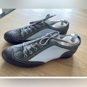 Attilio Giusti Leombruni Brown and White Sneakers